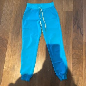 Teal XXS Zamora Jogger FIGS scrub pants
